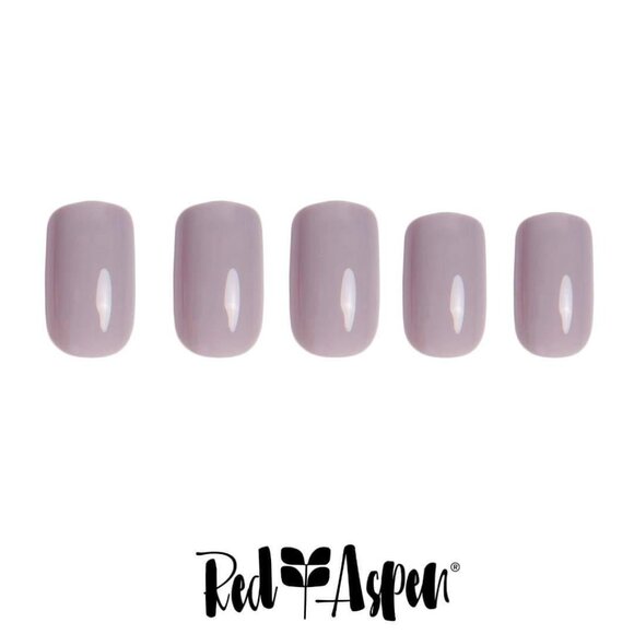 NEW πππ πΌπ¨π₯ππ£ Press-On Nails Medium Square Steel Gray Sharon - Picture 2 of 9